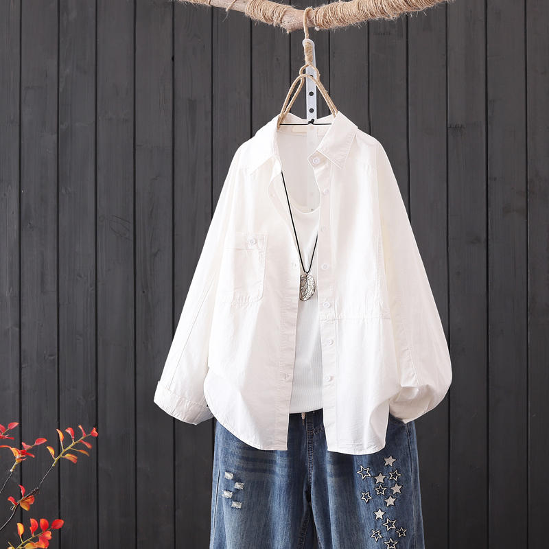 แบบเสื้อสวยๆ เสื้อผ้าฝ้ายลินิน เสื้อเชิ้ตผ้าลินิน