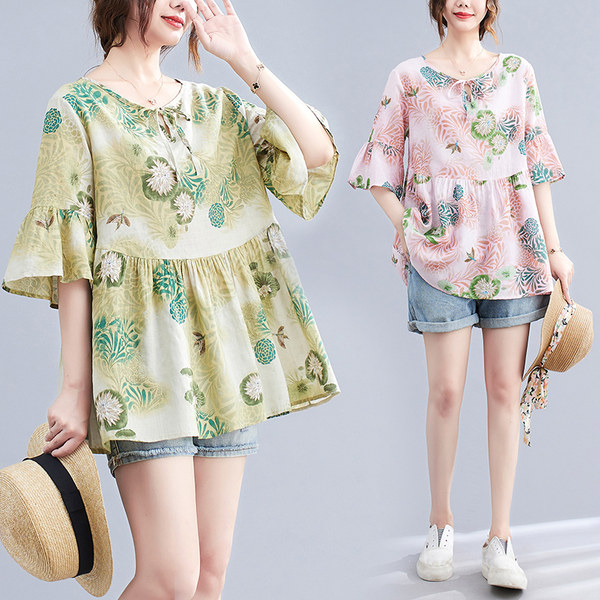 เสื้อลินิน แบบเสื้อสวยๆ เสื้อผ้าฝ้ายลินิน เสื้อเชิ้ตผ้าลินิน BY LININ