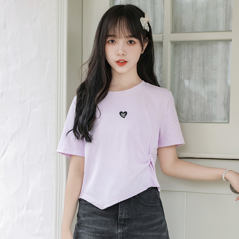 เสื้อผ้าวัยรุ่นเกาหลี เสื้อยืดวัยรุ่นผู้หญิง มีขนาด S M L XL