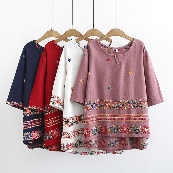 เสื้อลินินสไตล์ผู้ใหญ่ เสื้อคุณแม่ เสื้อผู้ใหญ่ แบรนด์ LININ