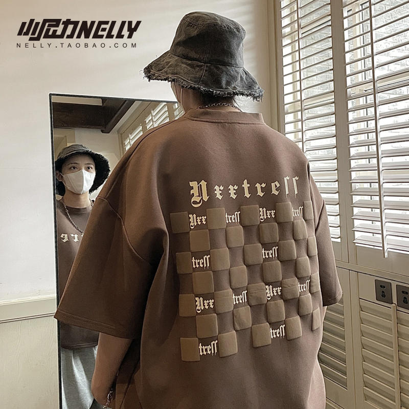 เสื้อยืดคอกลม ผู้ชาย เสื้อยืดผู้ชายเกาหลี เสื้อยืดเกาหลี แบรนด์ NELLY