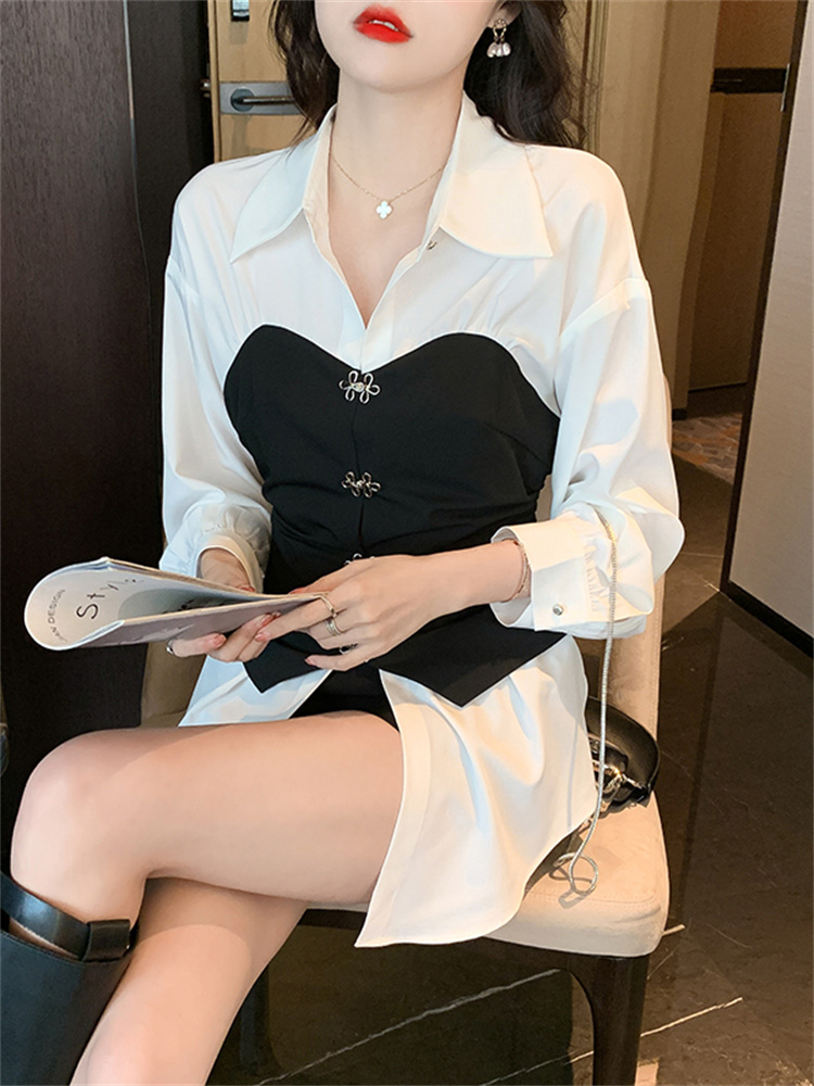 เสื้อลูกไม้ เสื้อเชิ้ตแขนยาว