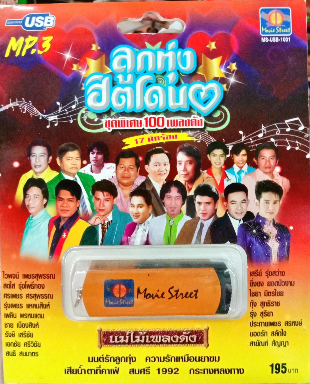 USB แฟลชไดร์ฟเพลง ลูกทุ่งฮิตโดนใจ (MVS)