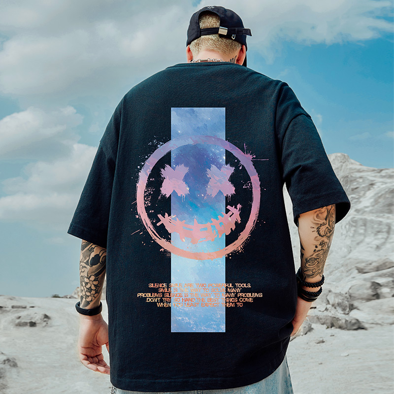 เสื้อยืดผู้ชายอ้วน S-5XL(อกเสื้อ39-51นิ้ว)