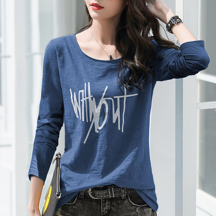 เสื้อยืดแขนยาวแฟชั่น เสื้อยืด T-shirt แขนยาว
