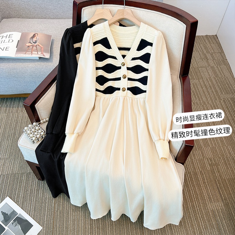 เดรสสาวอวบ มีไซส์ L-4XLอกเสื้อ 38-47 นิ้ว ใส่ได้ทั้งสาวหุ่นดีน่ารักจนถึงสาวอวบพลัสไซส์ จัดส่งฟรี! ทักแชทสั่งซื้อ