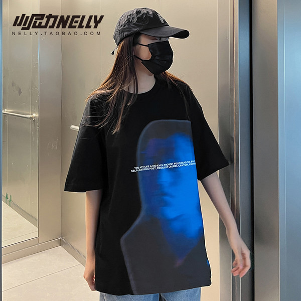 เสื้อยืดคอกลม ผู้ชาย เสื้อยืดผู้ชายเกาหลี เสื้อยืดเกาหลี แบรนด์ NELLY