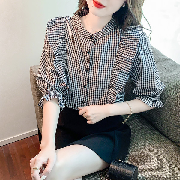 เสื้อเชิ้ตแขนยาววัยรุ่น ลายสวยๆ แบรนด์ YIL AN