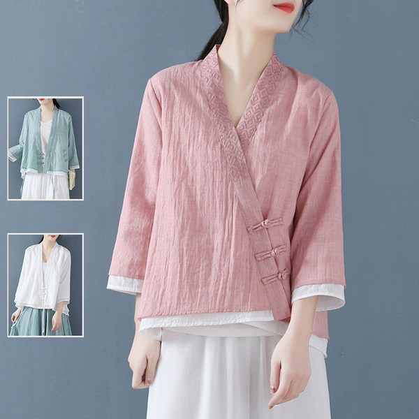 เสื้อลินิน เสื้อผ้าฝ้ายลินิน เสื้อเชิ้ตผ้าลินิน