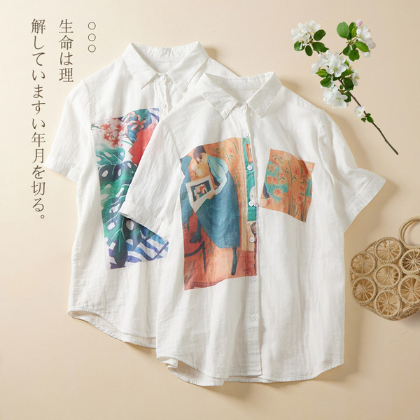 เสื้อลินิน แบบเสื้อสวยๆ เสื้อผ้าฝ้ายลินิน เสื้อเชิ้ตผ้าลินิน BY LININ