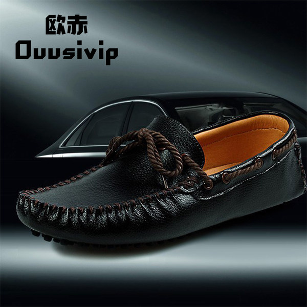รองเท้าหนังผู้ชาย มีไซส์39-44 รองเท้าโลฟเฟอร์ชาย Slip-On Shoes