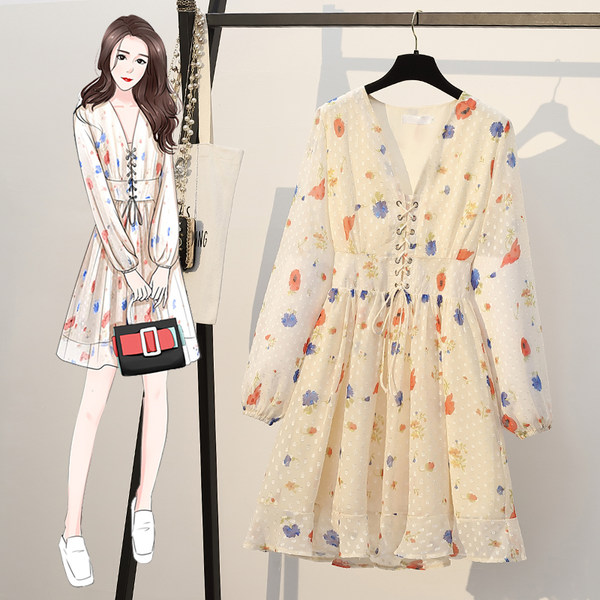 ชุดเดรสคนอ้วนวัยรุ่น เดรสสาวอวบ เดรสคนอ้วน BY PLUS SIZE Girl