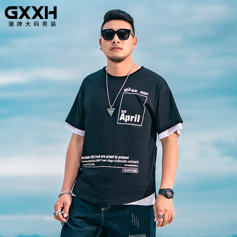 เสื้อยืดผู้ชายอ้วน S-5XL(อกเสื้อ39-51นิ้ว)