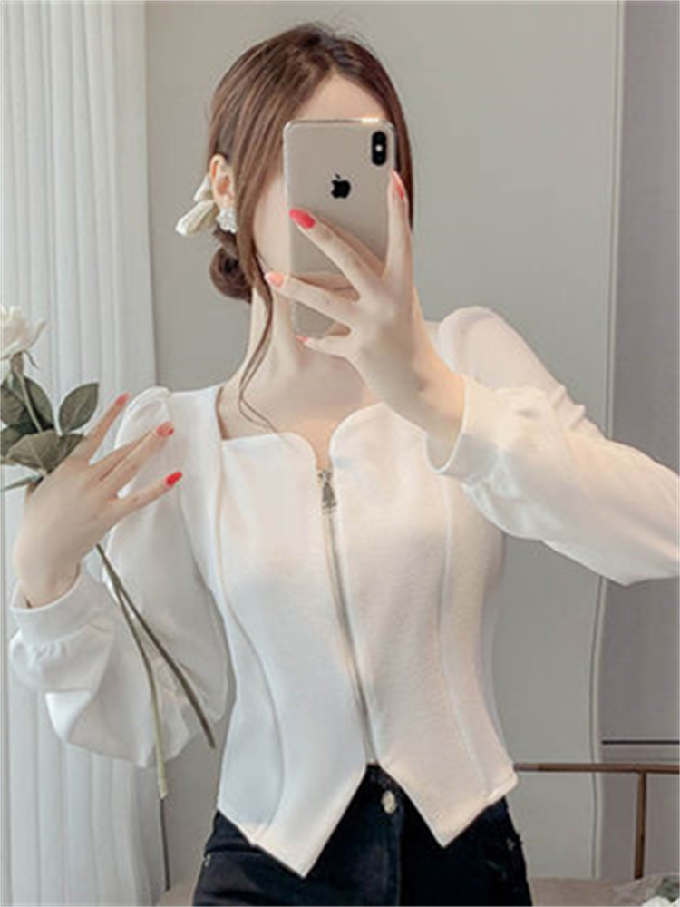เสื้อลูกไม้ เสื้อเชิ้ตแขนยาว