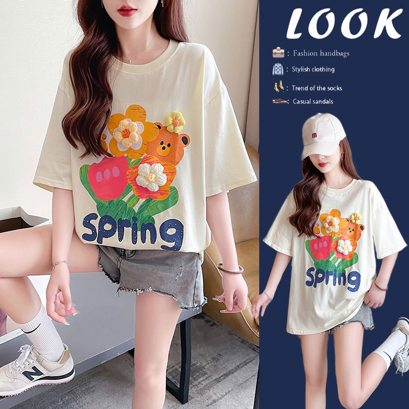 เสื้อยืดคนอ้วนแบบโอเวอร์ไซส์แบบ ulzzang fashion สนใจทักแชท