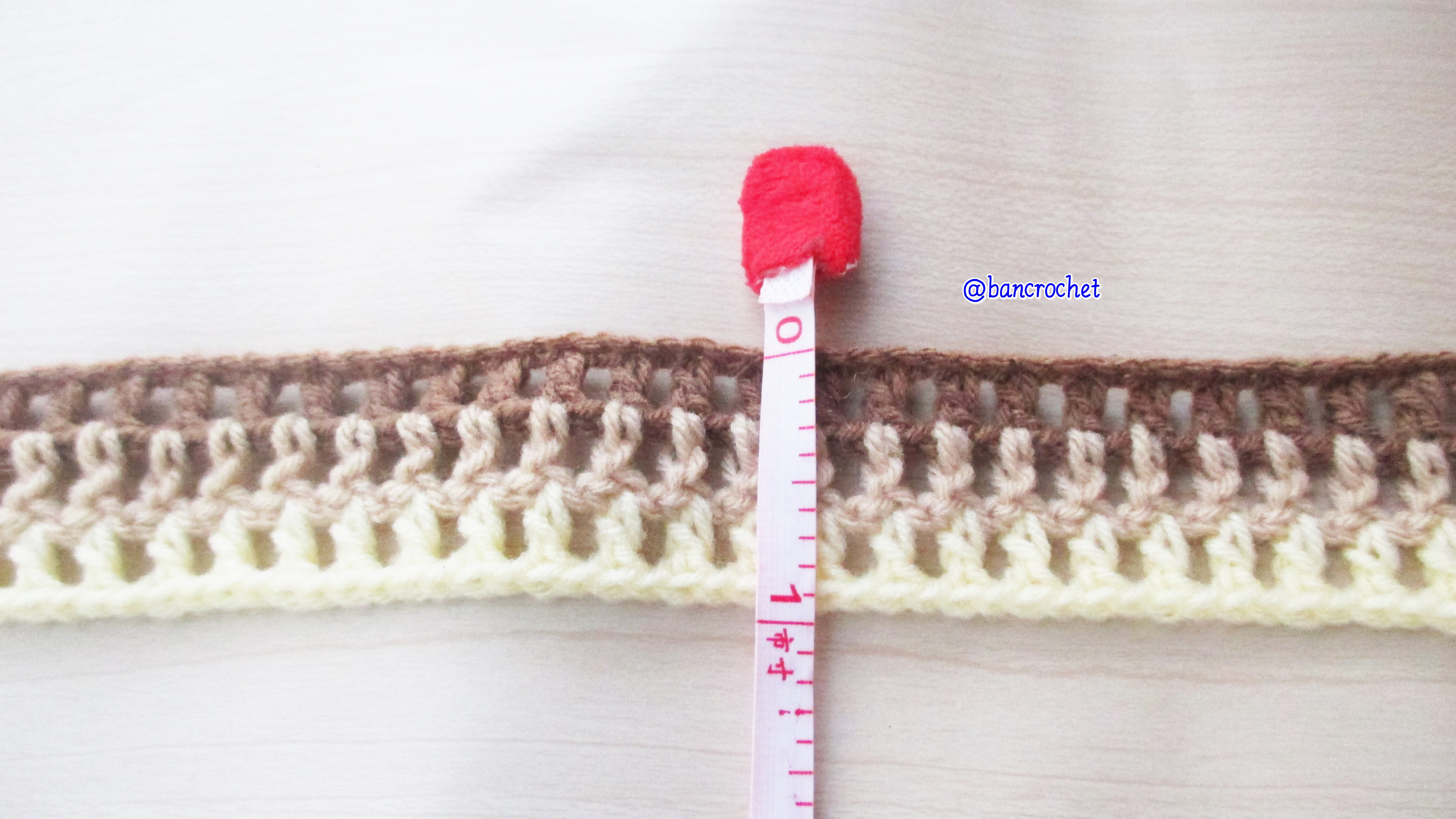 Bancrochet ที่คาดผมถักโครเชต์ สลับสีสดใส Crochet Headband หลากสี 1-1.5*13 inch