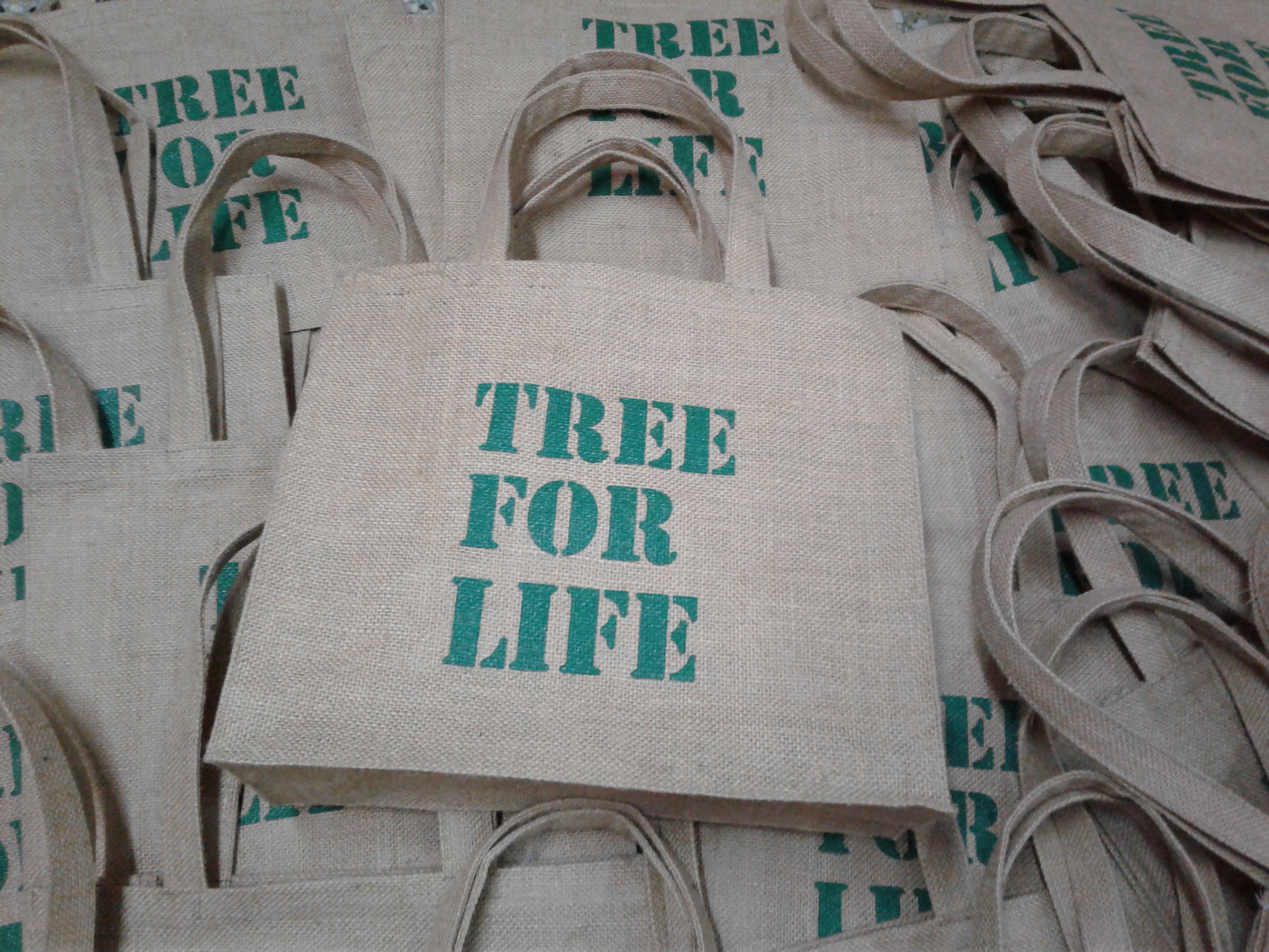 กระเป๋าผ้ากระสอบทรงเหลี่ยม