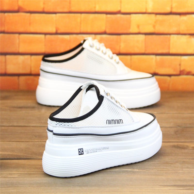 รองเท้าผ้าใบ รองเท้าลำลอง รองเท้าผ้าใบลำลอง รองเท้าผ้าใบเสริมส้นสูง Beautiful Feet Fashion Shoes