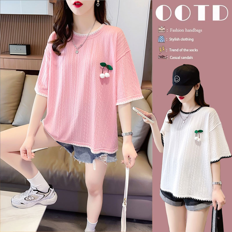 เสื้อยืดคนอ้วนแบบโอเวอร์ไซส์แบบ ulzzang fashion สนใจทักแชท