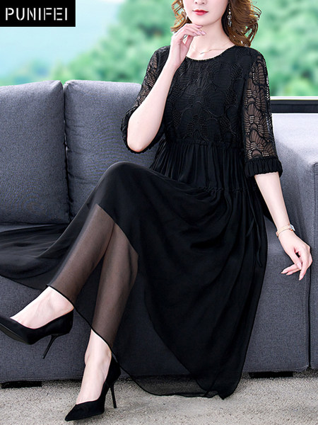 เดรสวัยผู้ใหญ่40-60ปี เดรสคุณแม่ ชุดเดรสทำงานวัยผู้ใหญ่ แบรนด์ MAMA DRESS