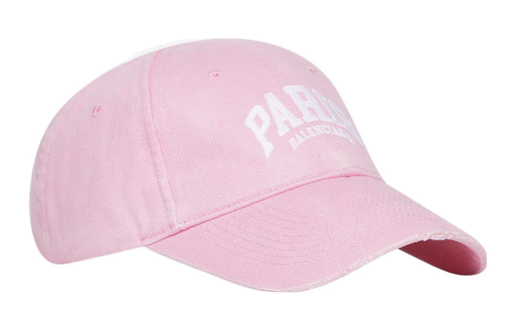 Balenciaga Pink Paris Logo Destroy Cap