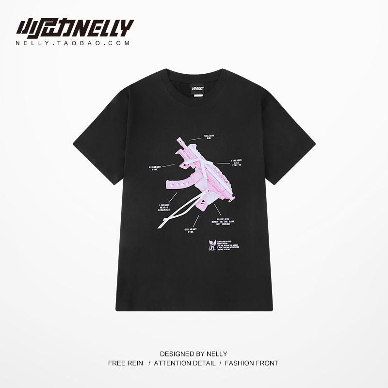 เสื้อยืดคอกลม ผู้ชาย เสื้อยืดผู้ชายเกาหลี เสื้อยืดเกาหลี แบรนด์ NELLY