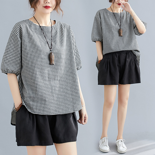 เสื้อผ้าฝ้าย เสื้อผ้าลินิน สไตล์ฤดูร้อน BY Lian Zhi Cotton and linen art สไตล์VINTAGE มีขนาดไซส์อกประมาณ 35-40 นิ้ว