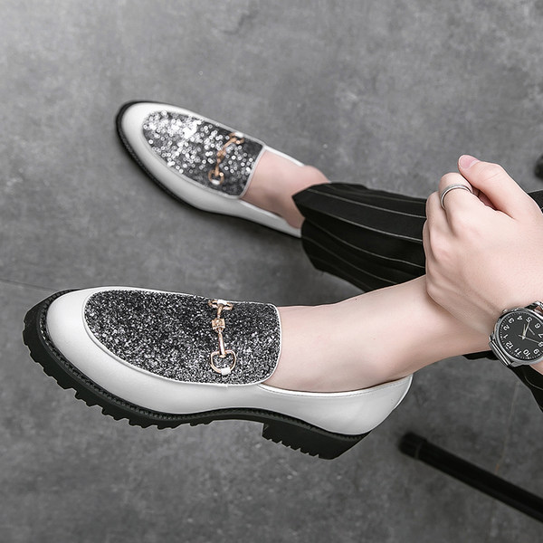 รองเท้าหนังผู้ชาย มีไซส์39-44 รองเท้าโลฟเฟอร์ชาย Slip-On Shoes