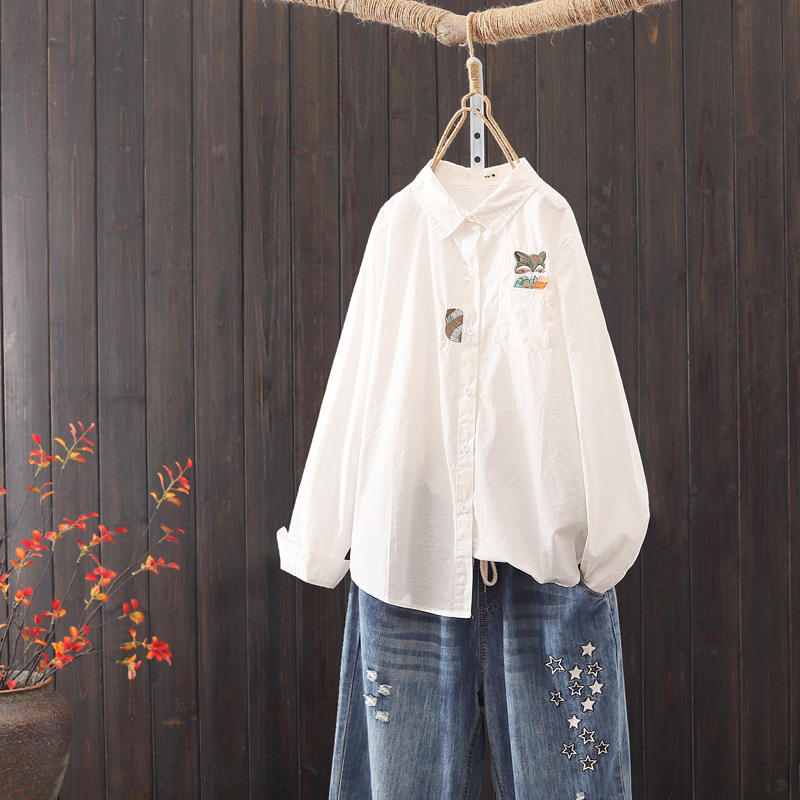 แบบเสื้อสวยๆ เสื้อผ้าฝ้ายลินิน เสื้อเชิ้ตผ้าลินิน
