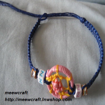 สร้อยข้อมือตาข่ายดักฝัน#Dm030 size7.2"
