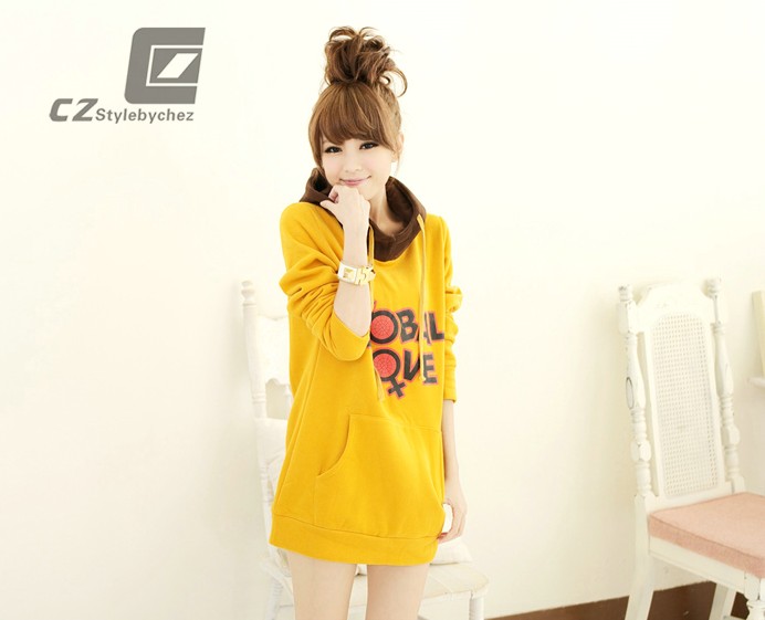 เสื้อกันหนาว แบบสวม ฮูดดี้ น่ารัก เลือกสีด้านในเลยจ้า
