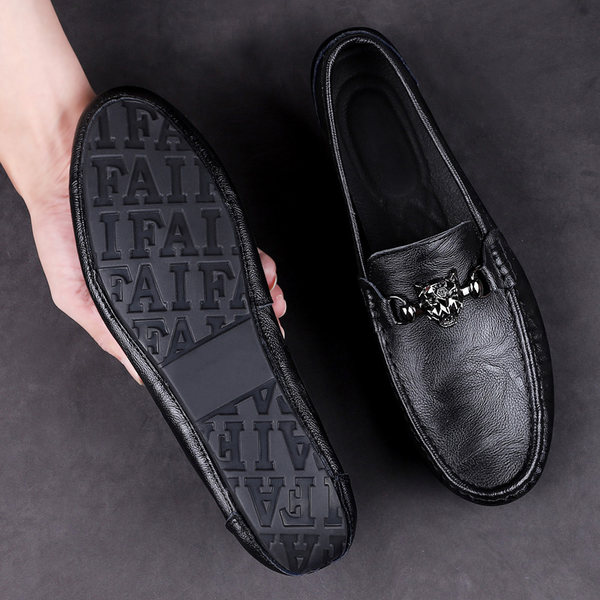 รองเท้าหนังผู้ชาย มีไซส์39-44 รองเท้าโลฟเฟอร์ชาย Slip-On Shoes