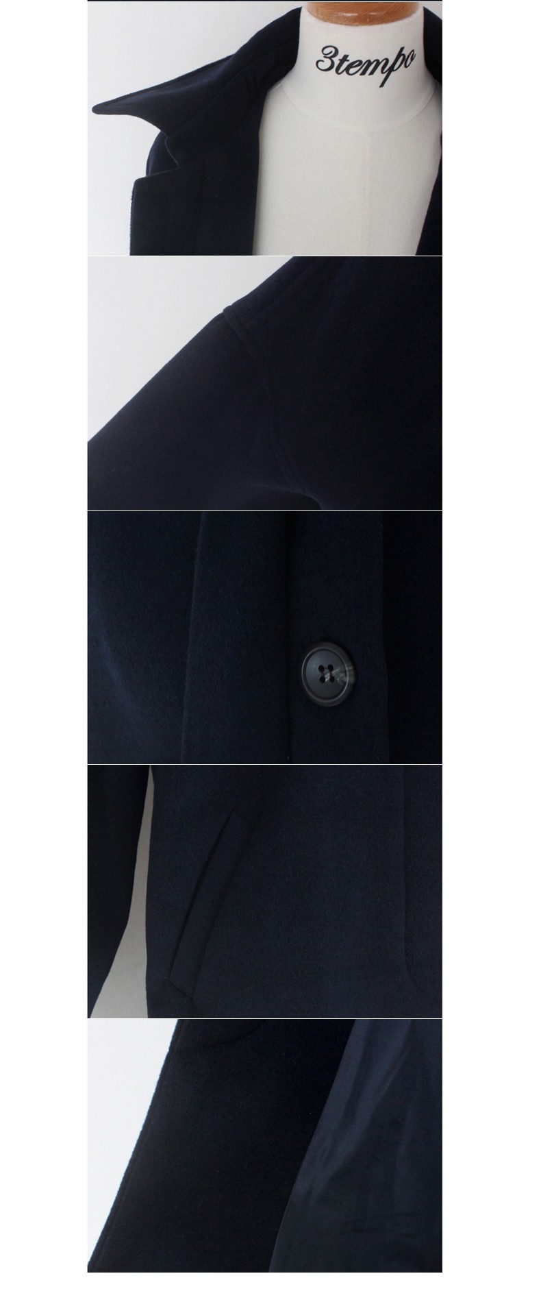 เสื้อโค้ทกันหนาว เรียบเก๋แต่ใส่ได้หลายแบบ ผ้าวูลเนื้อดีหนานุ่ม บุซับในกันลม พร้อมส่งจ้า