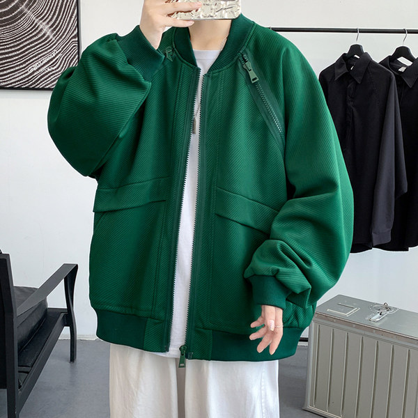 เสื้อแจ็คเก็ตเบสบอล เสื้อคลุม เสื้อแขนยาวสไตล์เกาหลี