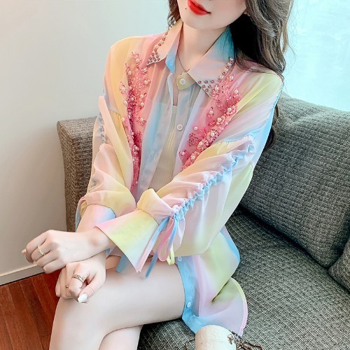 เสื้อเชิ้ตแขนยาววัยรุ่น ลายสวยๆ แบรนด์ YIL AN