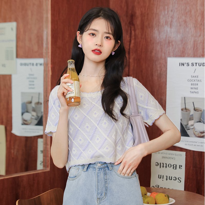 เสื้อผ้าวัยรุ่นเกาหลี เสื้อยืดวัยรุ่นผู้หญิง มีขนาด S M L XL