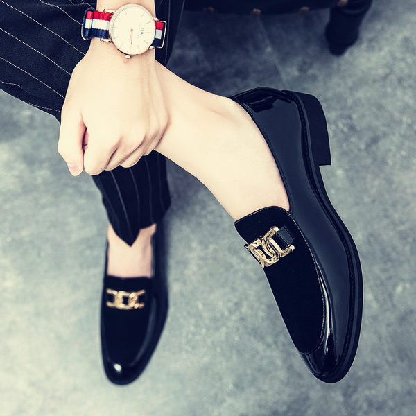 รองเท้าหนังผู้ชาย มีไซส์39-44 รองเท้าโลฟเฟอร์ชาย Slip-On Shoes