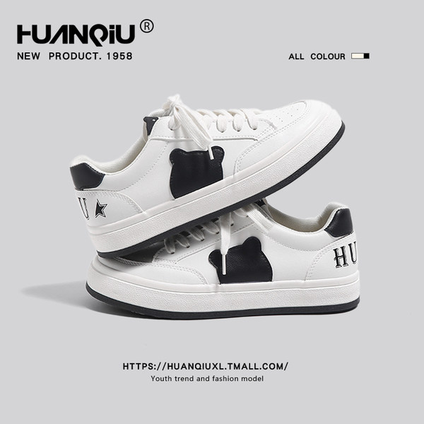 รองเท้าผ้าใบ ผู้หญิง รองเท้าแฟชั่นสำหรับผู้หญิง รองเท้าแฟชั่น รองเท้าผู้หญิง แบรนด์ HUANQIU SINCE 1958