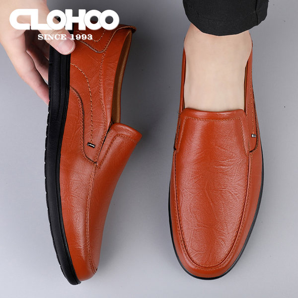 รองเท้าหนังผู้ชาย มีไซส์39-44 รองเท้าโลฟเฟอร์ชาย Slip-On Shoes