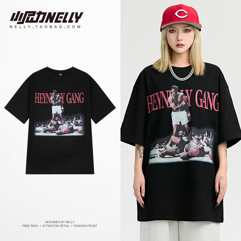 เสื้อยืดคอกลม ผู้ชาย เสื้อยืดผู้ชายเกาหลี เสื้อยืดเกาหลี แบรนด์ NELLY
