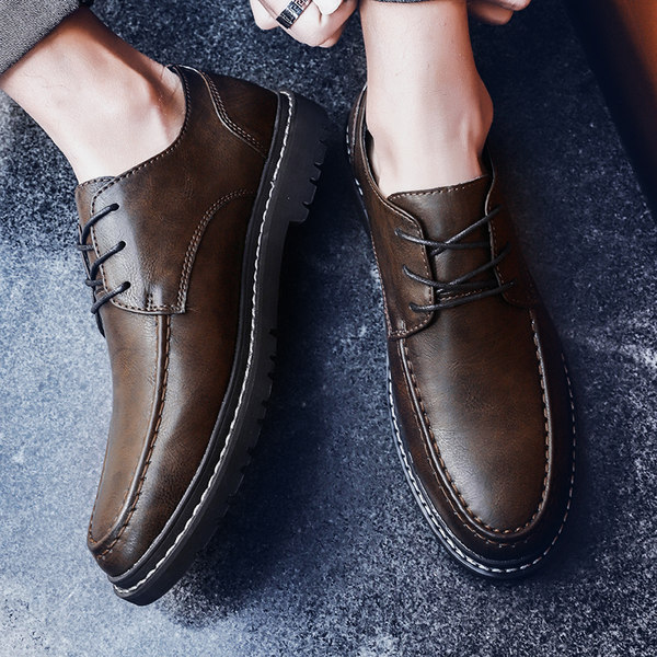 รองเท้าหนังผู้ชาย มีไซส์39-44 รองเท้าโลฟเฟอร์ชาย Slip-On Shoes