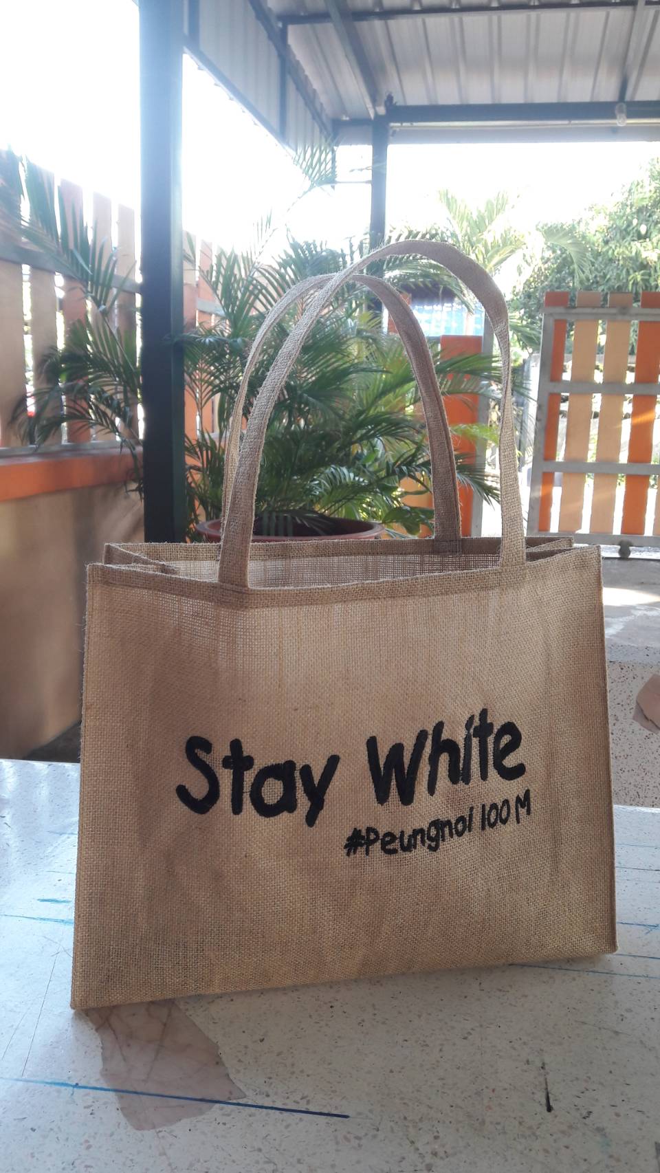 ถุงผ้ากระสอบหูหิ้ว