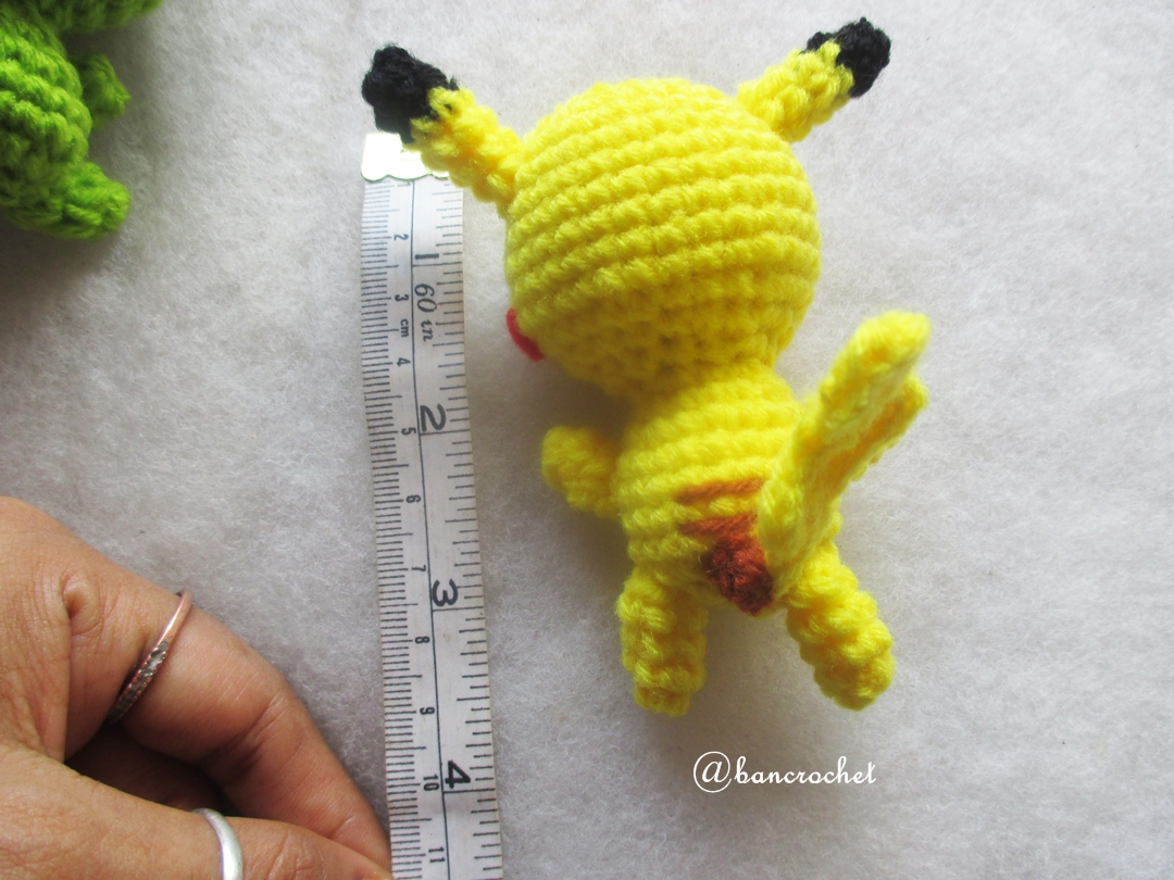 พวงกุญแจแมวโปเกม่อนถัก pokemon amigurumi crochet keychain