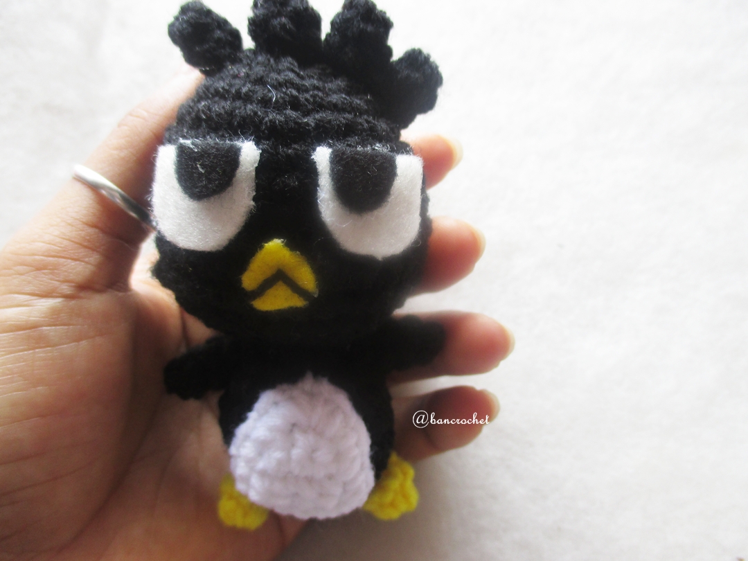 พวงกุญแจแบดแบดมารุถัก badbadz maru amigurumi crochet