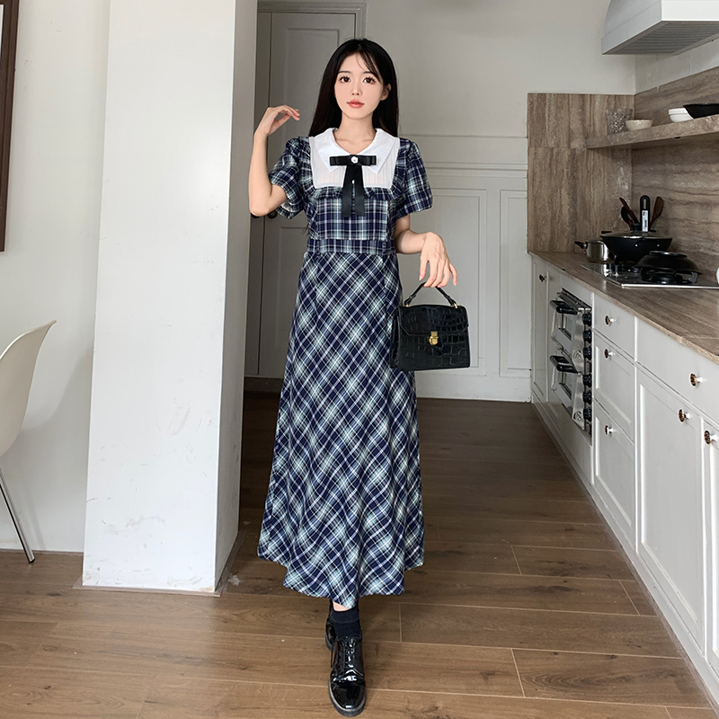 เดรสแขนสั้น มีไซส์ L-4XLอก 38-47 นิ้ว ใส่ได้ทั้งสาวหุ่นดีน่ารักจนถึงสาวอวบพลัสไซส์ จัดส่งฟรี! ทักแชทสั่งซื้อ