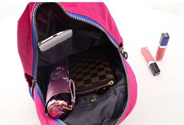 กระเป๋าเป้ กระเป๋าสะพาย กระเป๋าคาดอก ผ้าไนลอน กันน้ำ ใบใหญ่ สีสันสดใส กระเป๋าใส่ของ กระจุกกระจิก เที่ยวทะเล เที่ยวต่างประเทศ 750458