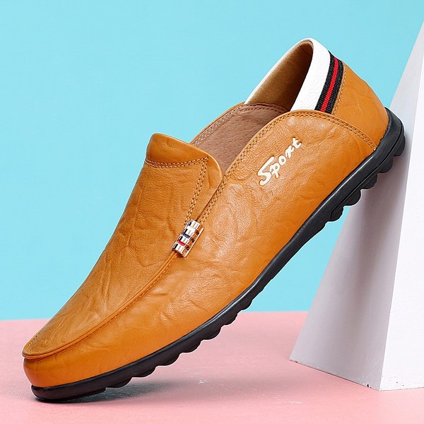 รองเท้าหนังผู้ชาย มีไซส์39-44 รองเท้าโลฟเฟอร์ชาย Slip-On Shoes