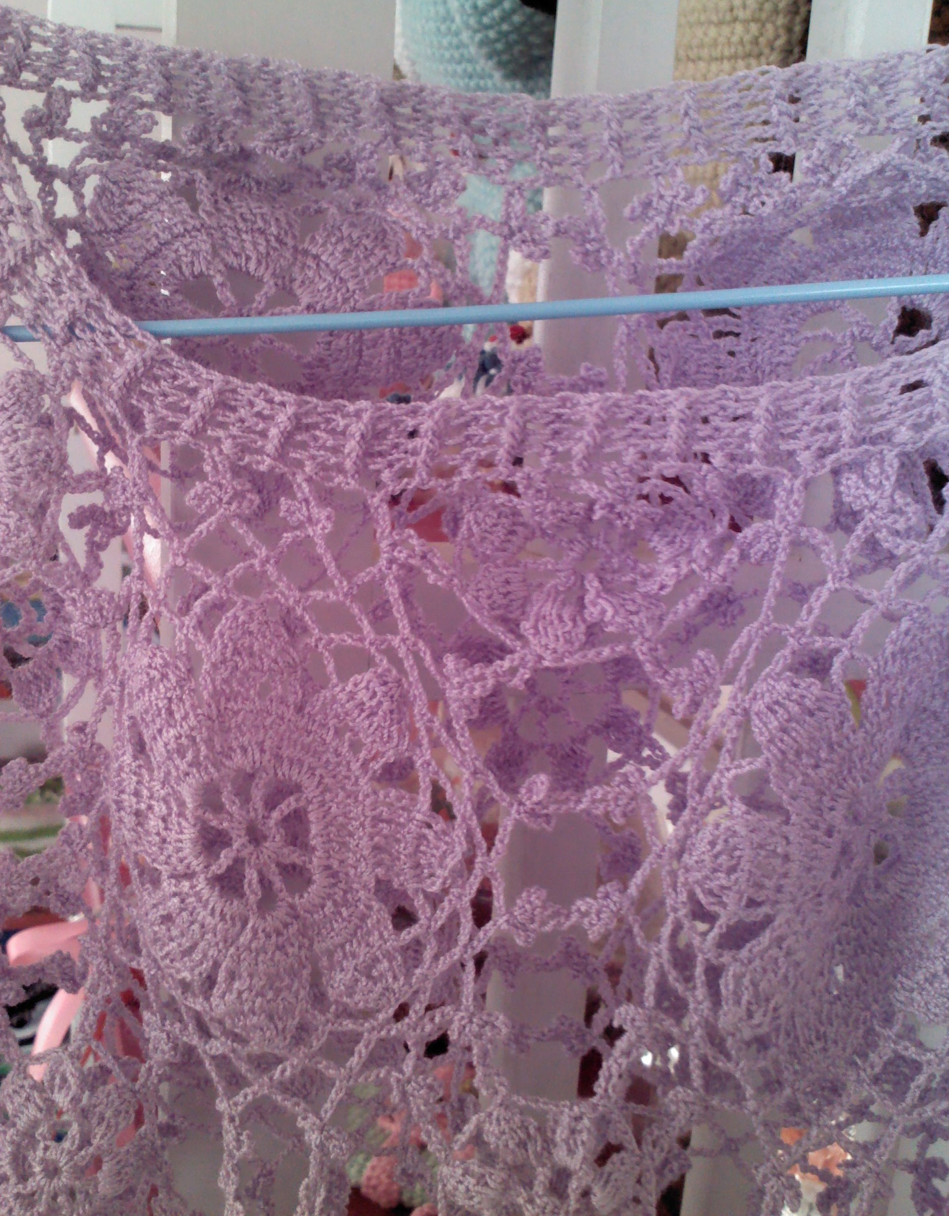 เสื้อถักม่วง