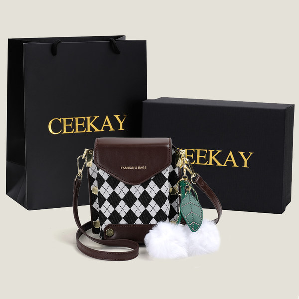 กระเป๋าสะพายข้างเกาหลี กระเป๋าผู้หญิงแบรนด์ CEEKEY
