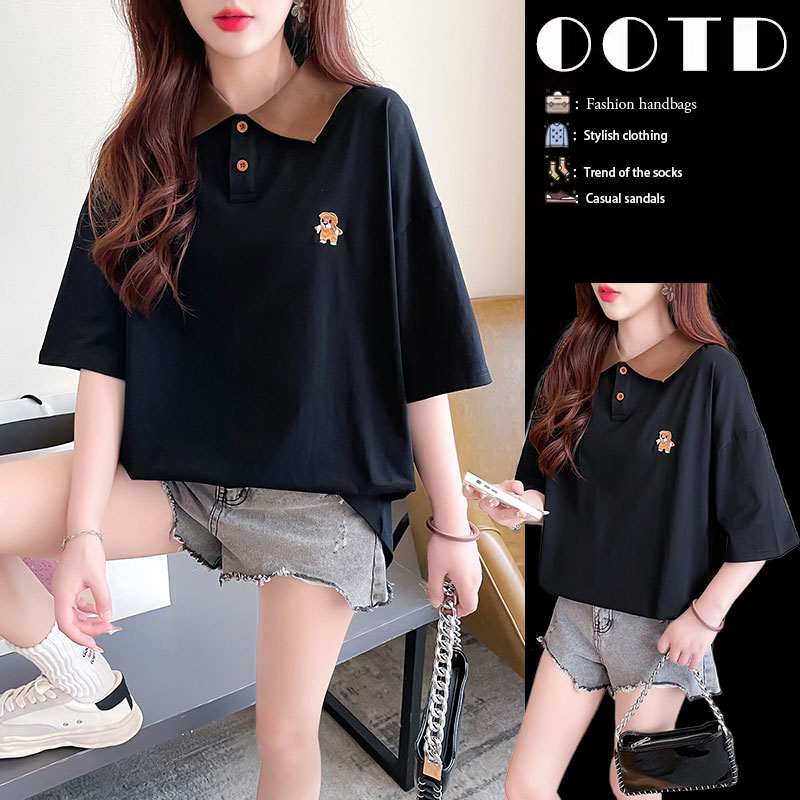 เสื้อยืดคนอ้วนแบบโอเวอร์ไซส์แบบ ulzzang fashion สนใจทักแชท